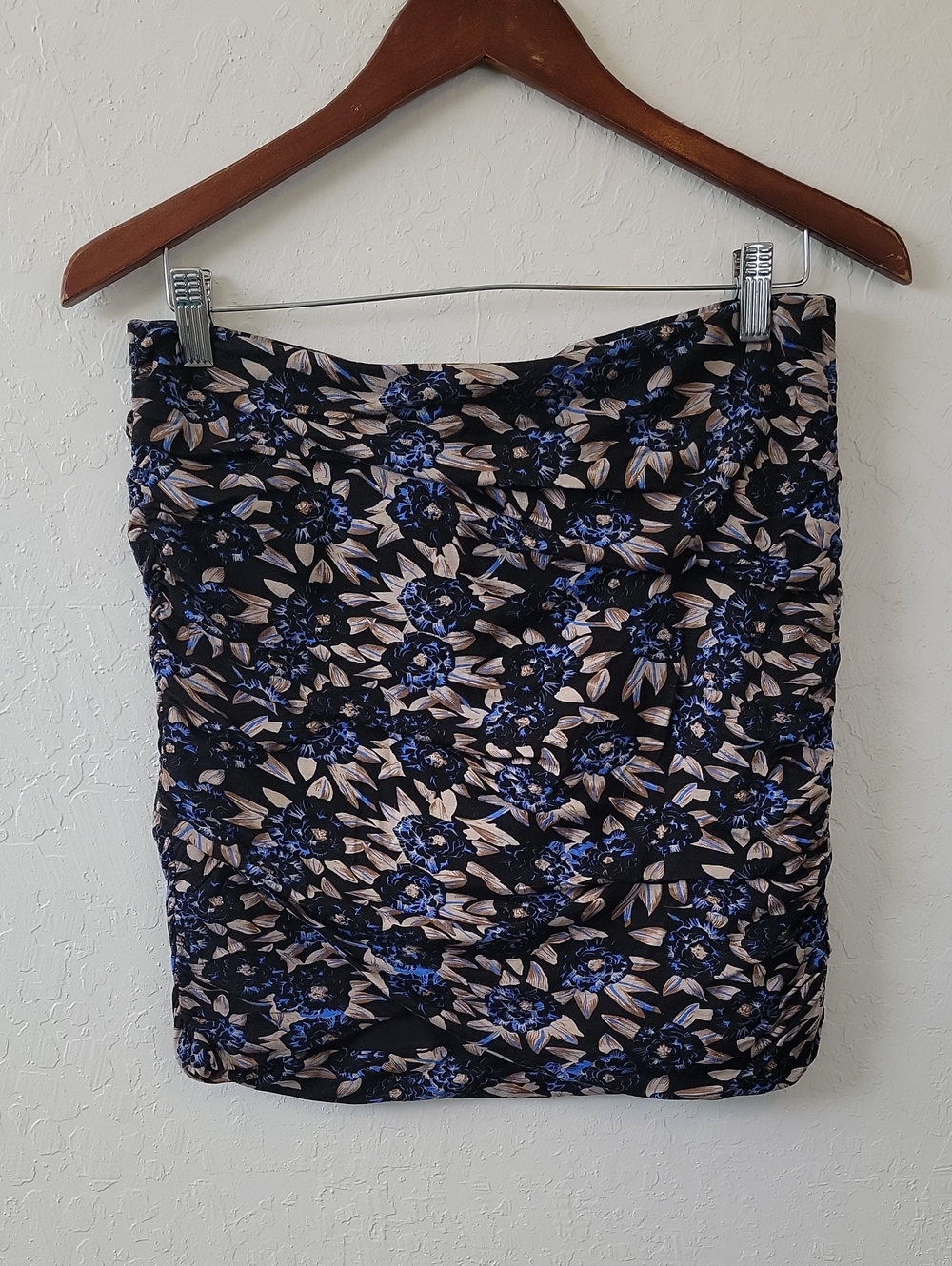 Free Peopke Sunflower Ruched Festival Mini Skirt Stretch Large